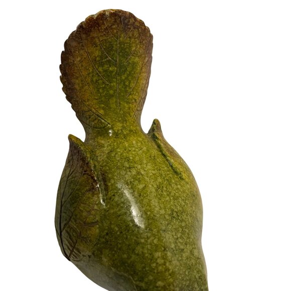 Handcrafted Ceramic Garden Bird Figurines Sma;; Statue  Pottery 1 1/2" x 5 12" - Picture 6 of 9